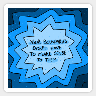 Boundaries Sticker